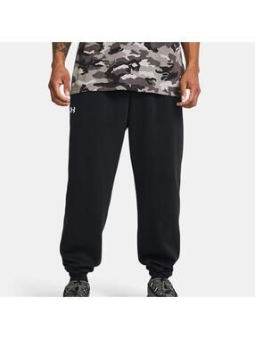 Under Armour Rival Fleece Puddle Pants Black Men's Large Like New
